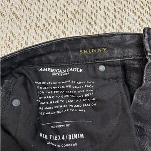 American Eagle Outfitters Men's Dark Gray Skinny Jeans